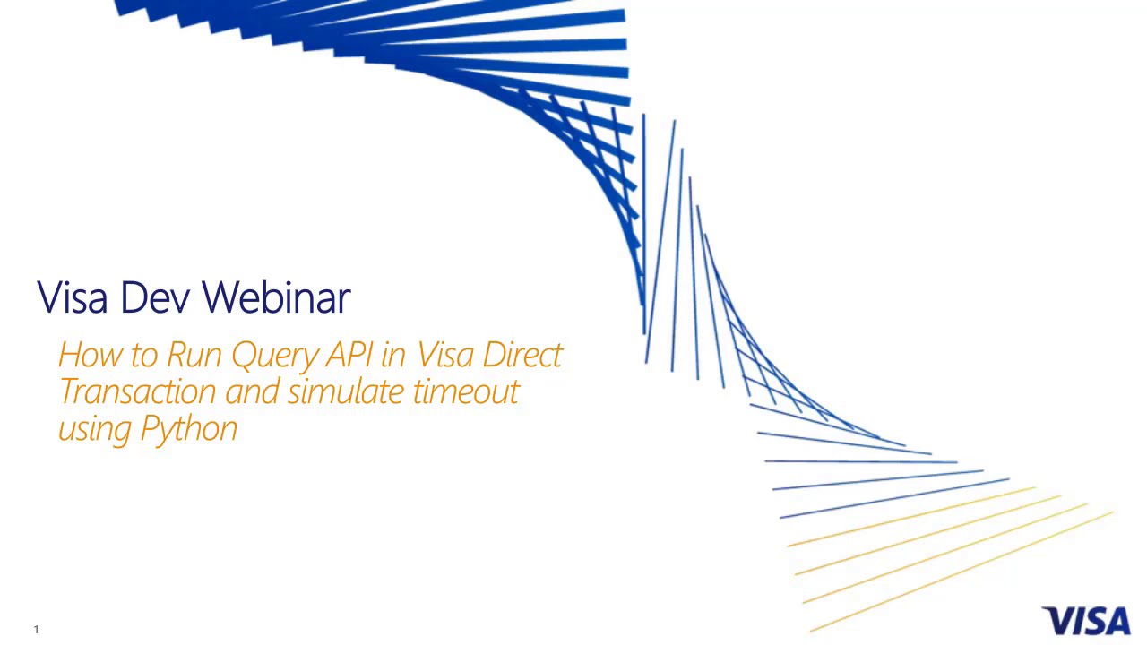 How to Run the Query API in Visa Direct Transactions