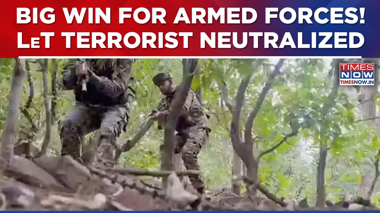 Shopian Encounter: Big Win For Armed Forces! LeT Terrorist Zakir Ahmad Ganie Neutralised | WATCH