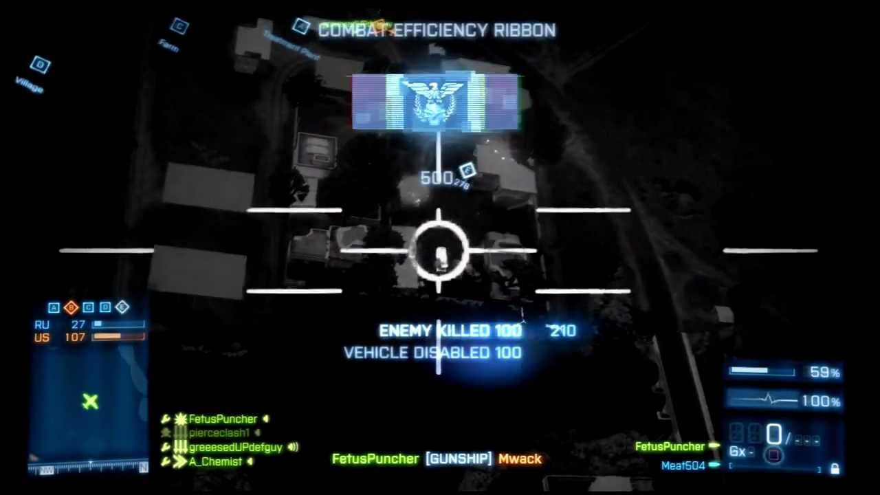 BF3 - Armored Kill AC-130 on Armored Shield