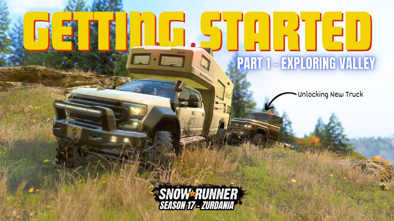 Exploring Zurdanian Valley! Unlocking the New Jangsu RX600 & Clearing the Map - SnowRunner Season 17