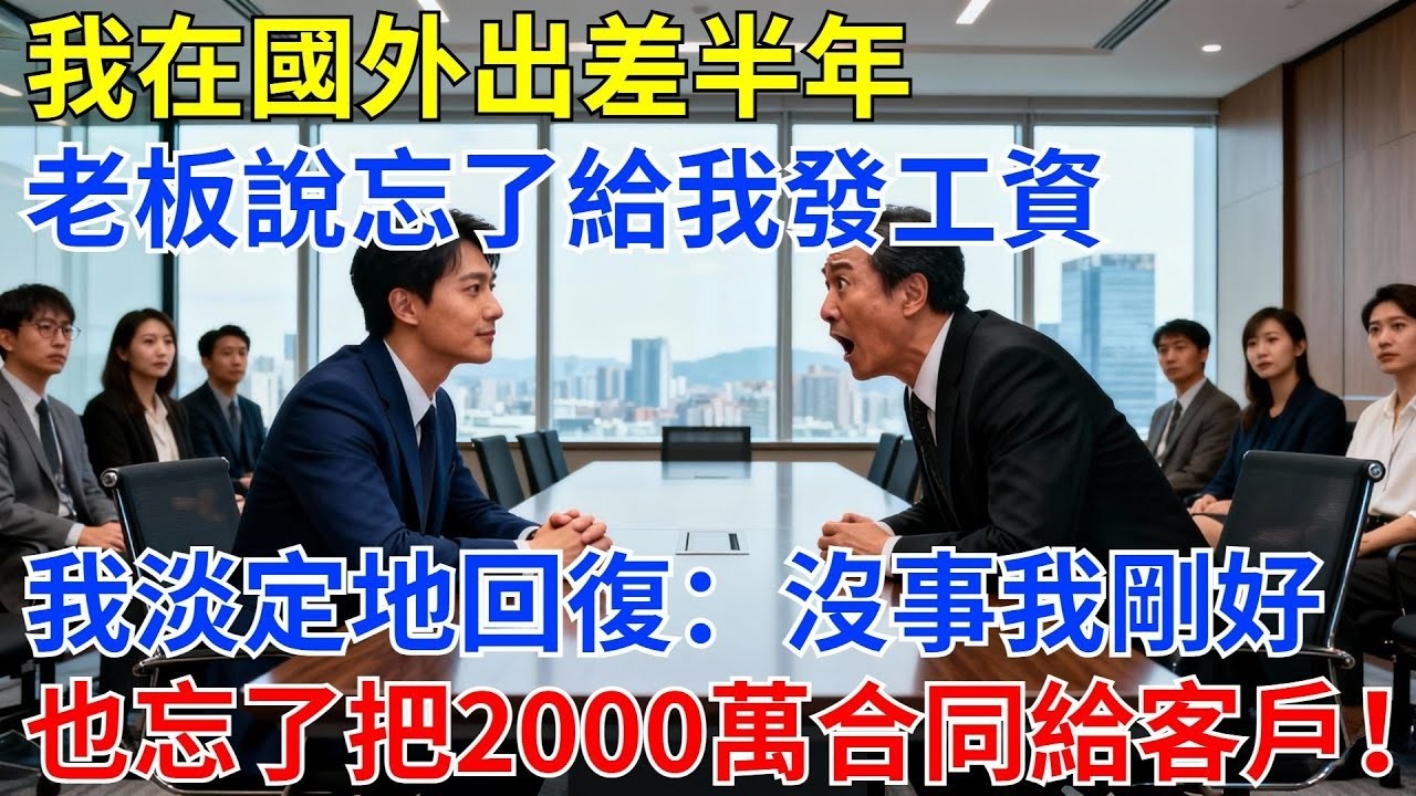 我拿下千萬訂單，卻被新女總裁開除！回家一看——她竟是我老婆閨蜜！我甩出離婚協議：這婚，不成了！#真實故事#案件#奇聞#故事#奇聞觀察室#奇聞#真相#奇聞軼事#談笑娛生