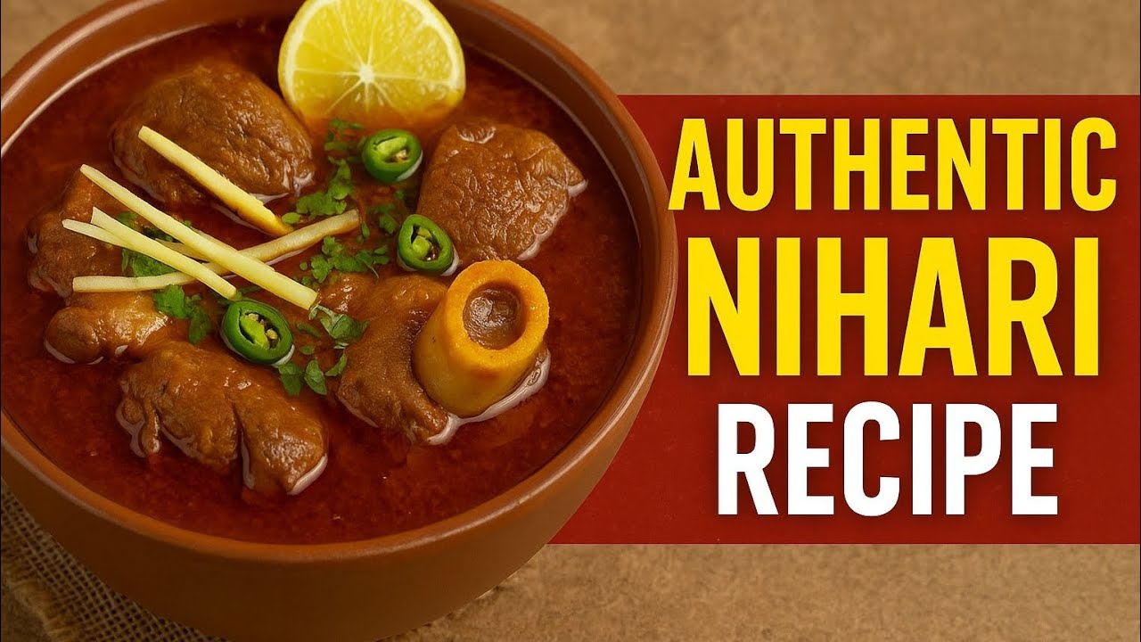 Authentic Pakistani Beef Nihari Recipe | Slow-Cooked & Flavorful | Bakra Eid Recipe 2025