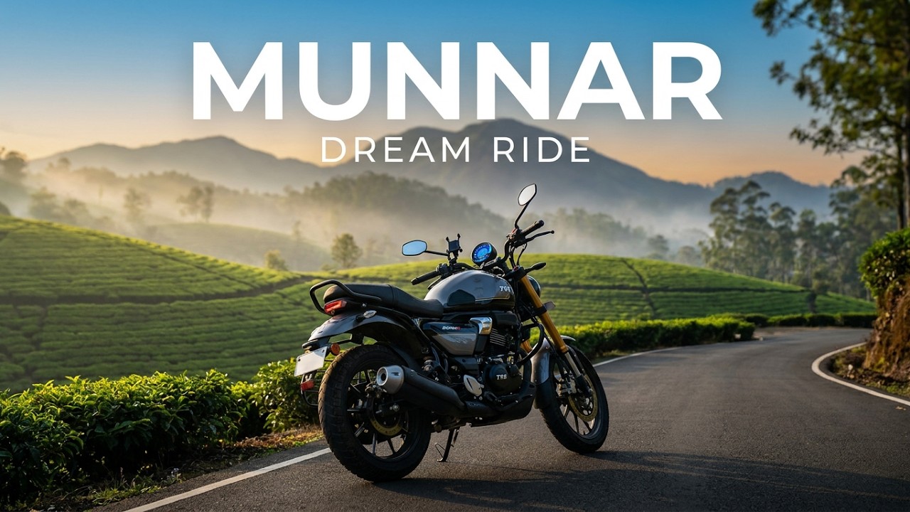 Munnar Bike Ride | Episode 7 | Munnar Tourism | Tourist Places | Beautiful MotoVlog | TVS Ronin 225