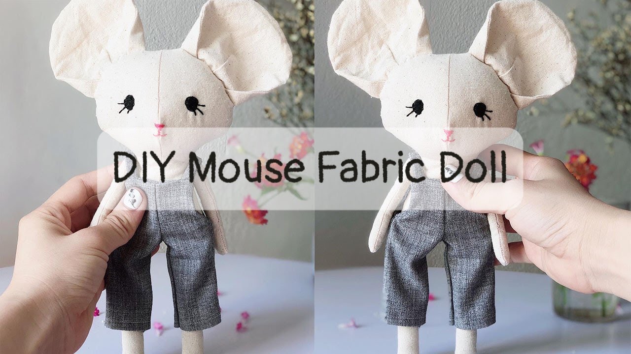 DIY mouse fabric doll- Happycatdoll
