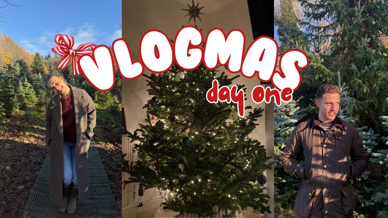 VLOGMAS day 1 | Moving house, our first Christmas tree and run club!!