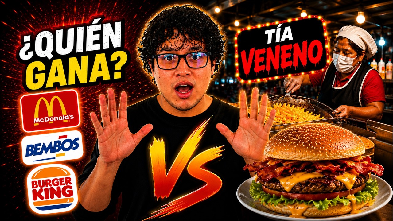 Prob&eacute; TODAS las hamburguesas&hellip; &iquest;PUDIERON contra la T&iacute;a Veneno?