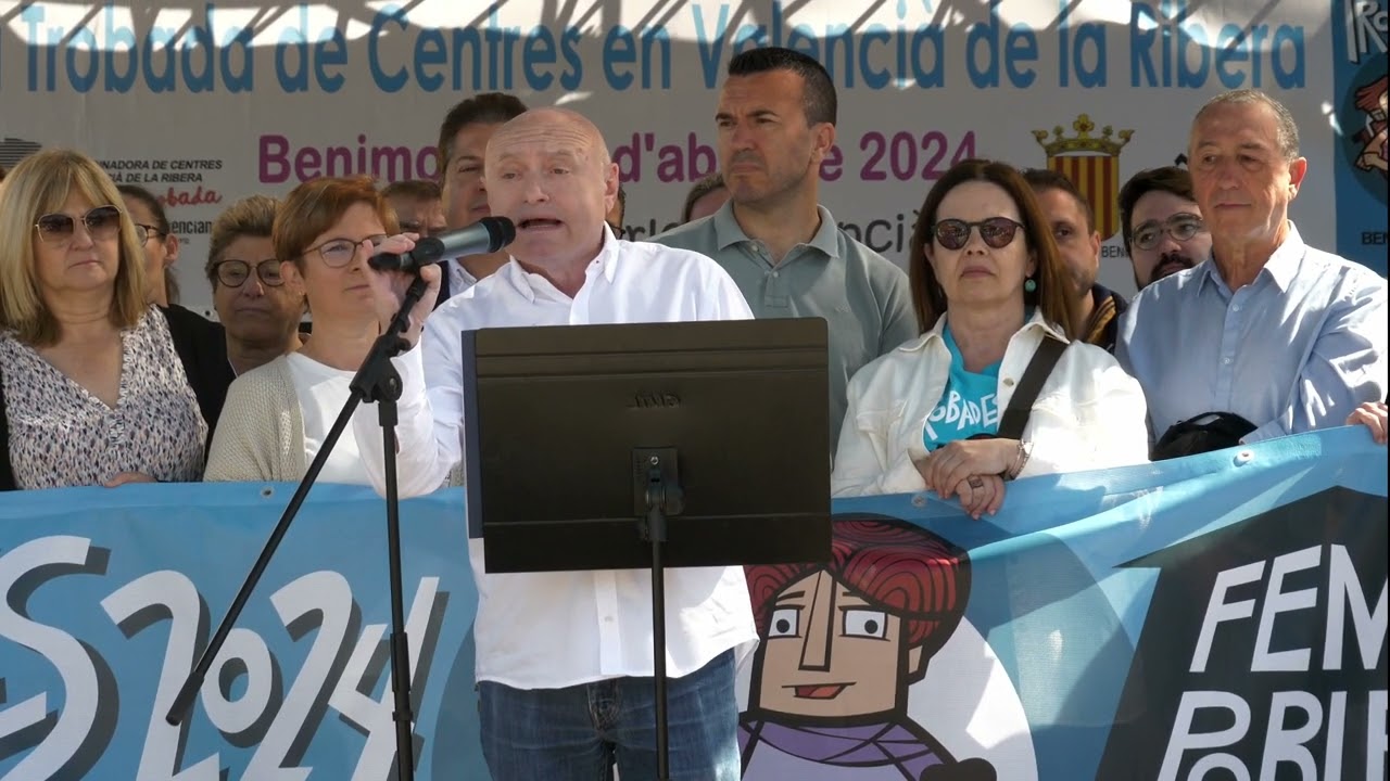 39a TROBADA D'ESCOLES EN VALENCIÀ BENIMODO 2024  BENVINGUDA ALCALDE FRANCISCO TERUEL MACHÍ