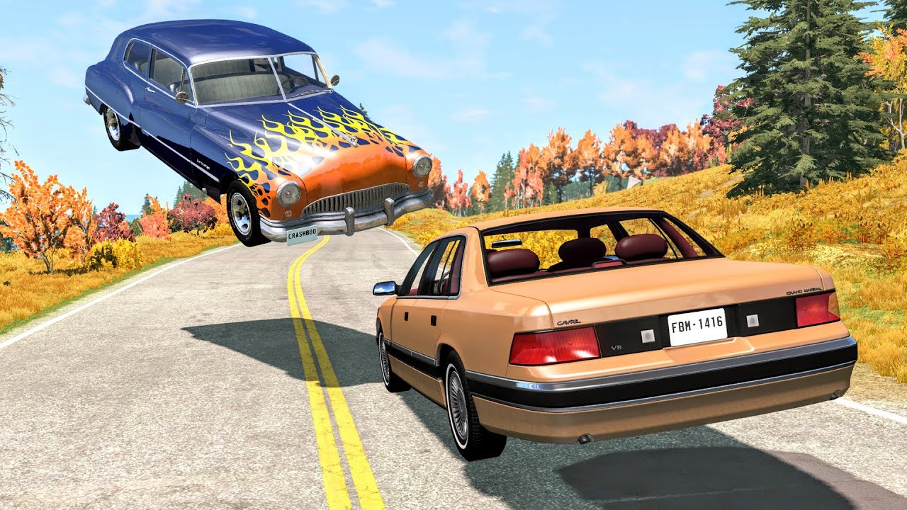 High Speed Traffic Crashes #80 - BeamNG Drive | CrashBoomPunk