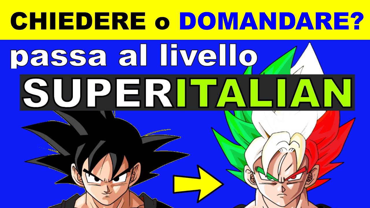 VERBI ITALIANI: La differenza tra CHIEDERE e DOMANDARE (italiano per stranieri)