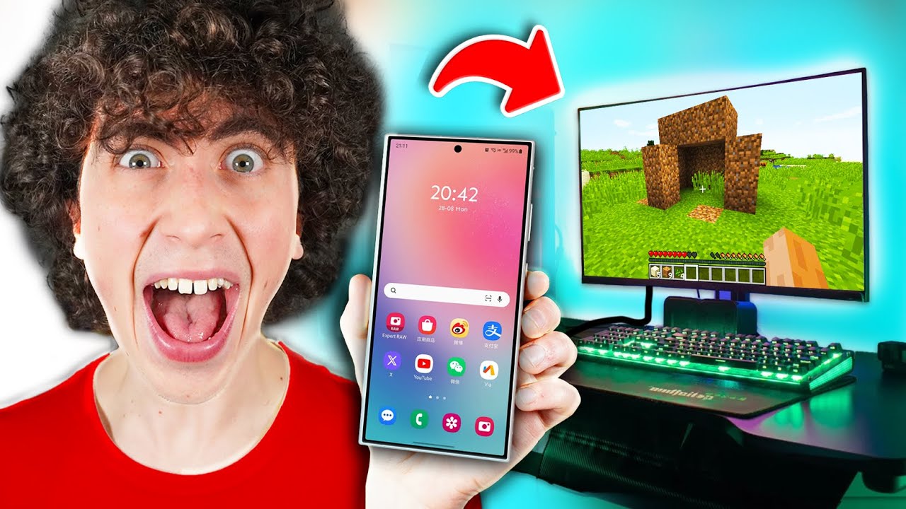 Hackero il mio SMARTPHONE e lo TRASFORMO in un PC DA GAMING! *figata*