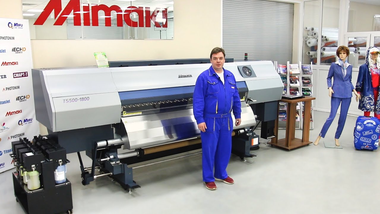Промышленный текстильный сублимационный принтер Mimaki TS500-1800