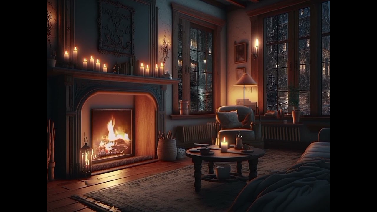 Fuoco nel Camino: 30 Minuti di Relax Profondo & ASMR 