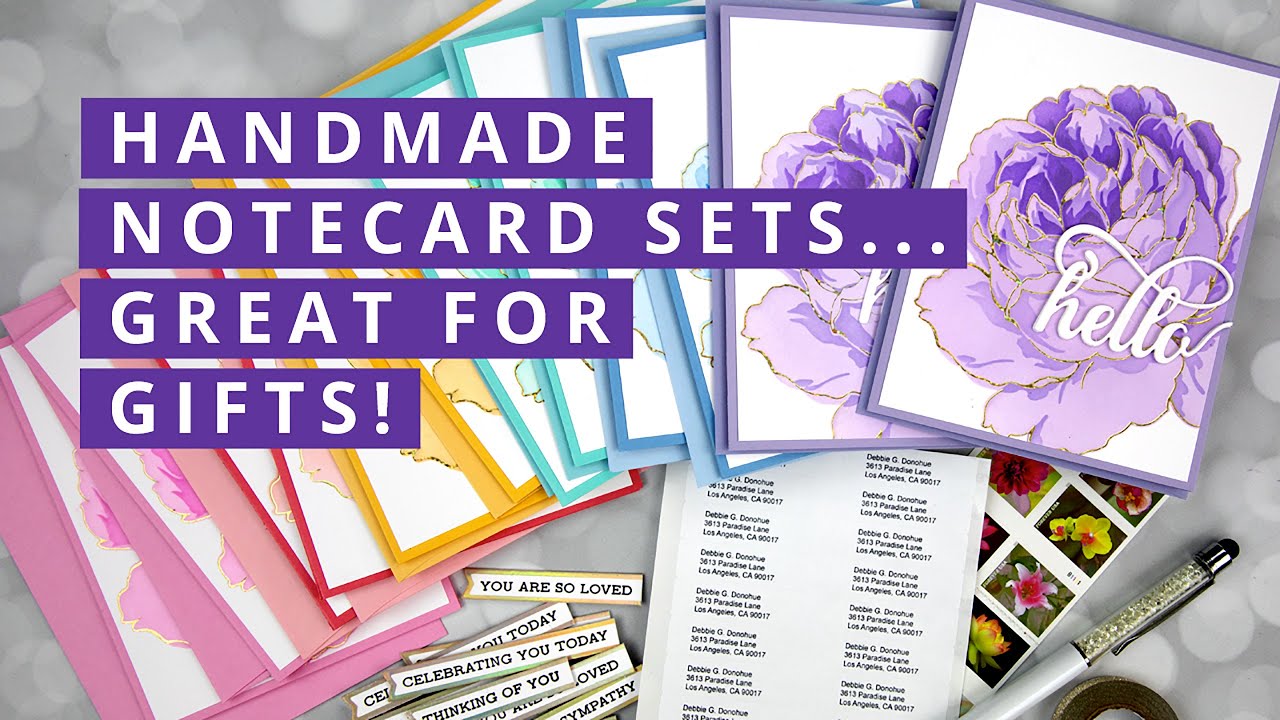 Handmade Notecard Gift Set -- A Unique & Perfect Gift!