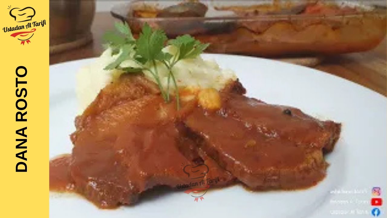 Patates Püreli Dana Rosto Tarifi / Evde Salçalı Dana Rosto Nasıl Yapılır?