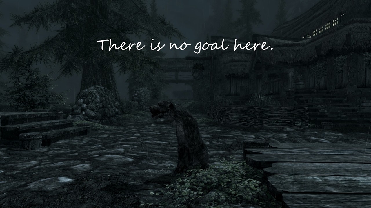 Skyrim Rainstorm at Night – 4 Hour Sleep & Relaxation Ambience