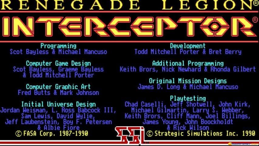 Renegade: Legion Interceptor gameplay (PC Game, 1990)
