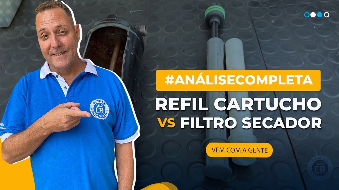 SUPER ANÁLISE ✅ REFIL CARTUCHO VS FILTRO SECADOR 😎
