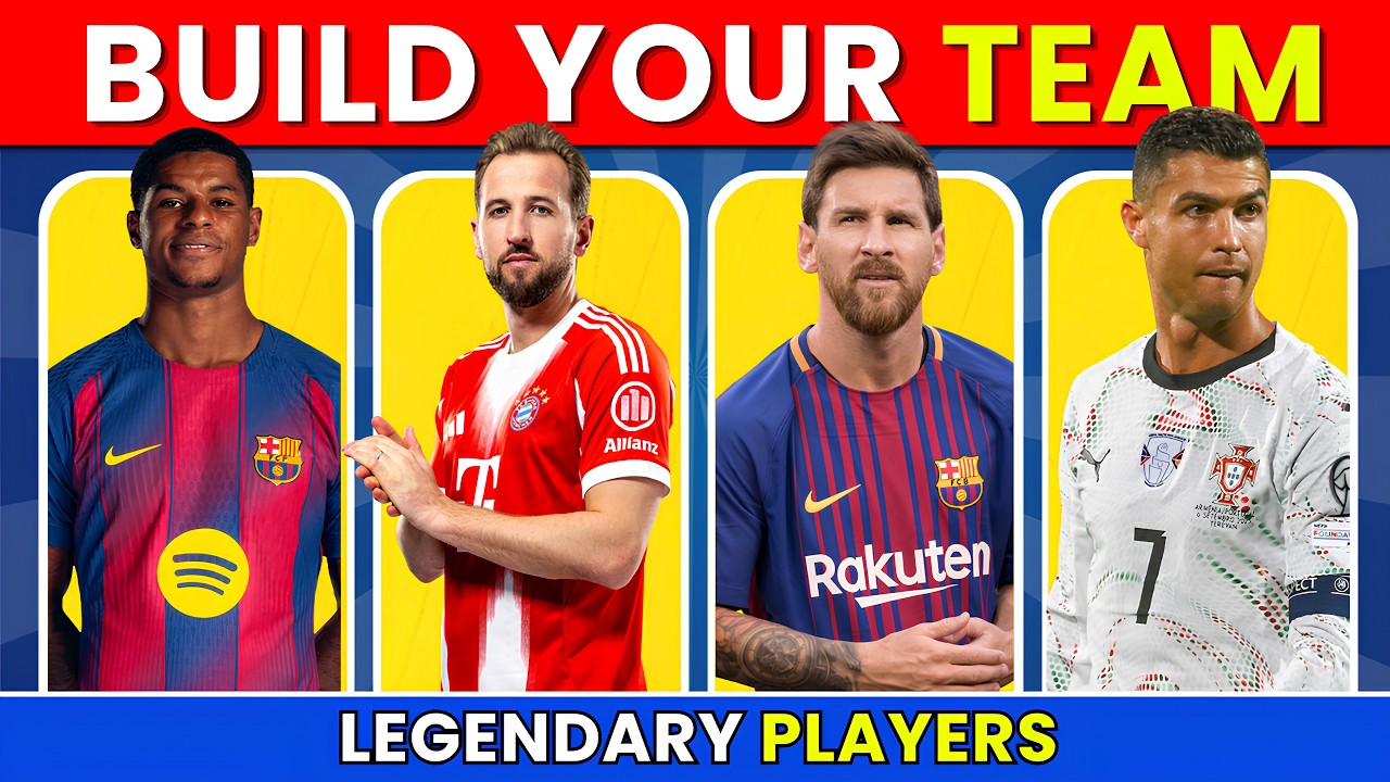 Build Your Team | Chose your Favorite Player | QUIZ FOOTBALL 2026