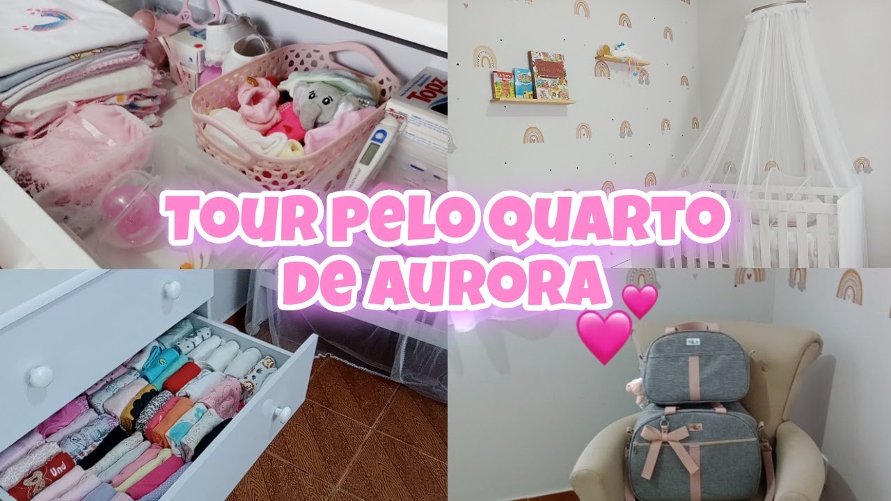 TOUR PELO QUARTO E C&Ocirc;MODA DA BEB&Ecirc; #enxovaldebebe #gravidez