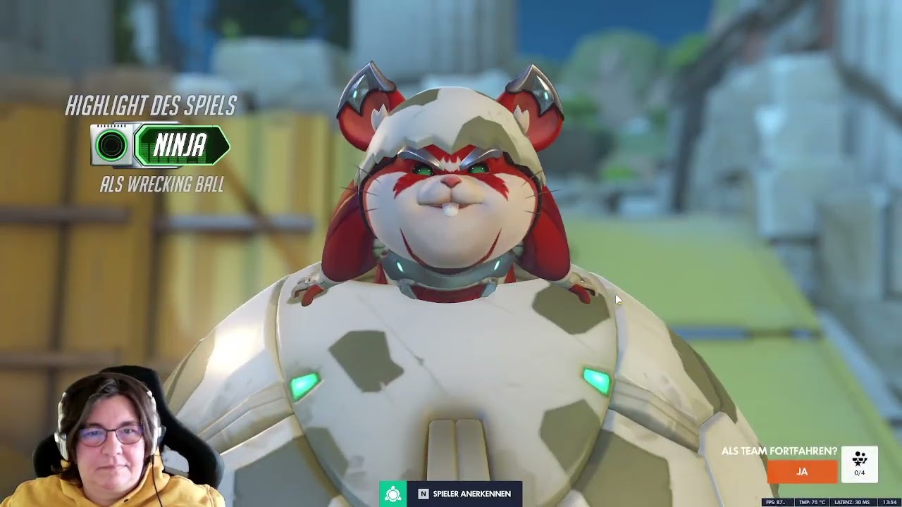 *Drops* Overwatch: Platin rein oder in Gold bleiben? | #old_fat_lady auf #Twitch