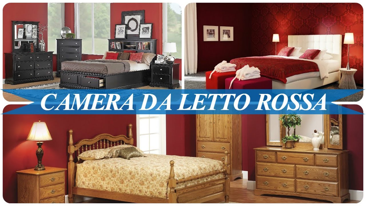 Camera da letto rossa