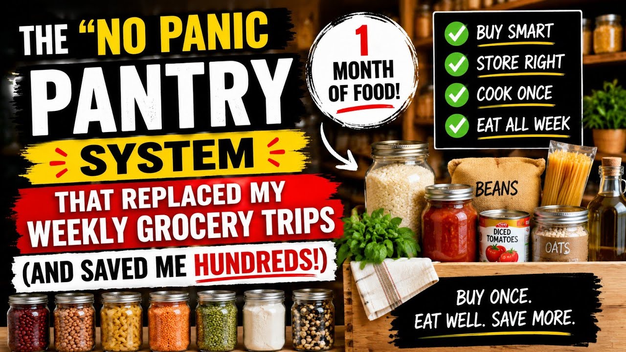 The &ldquo;No Panic Pantry&rdquo; System That Replaced My Weekly Grocery Trips (and Saved Me Hundreds)