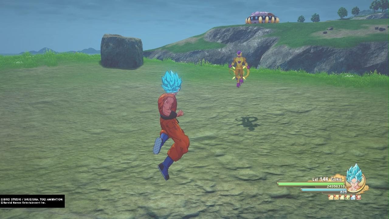 DRAGON BALL Z: KAKAROT fighting frieza the end