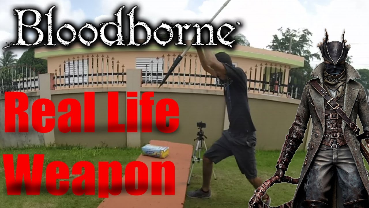 Real Life Bloodborne Weapon (Trick Weapon) and Medieval Flail