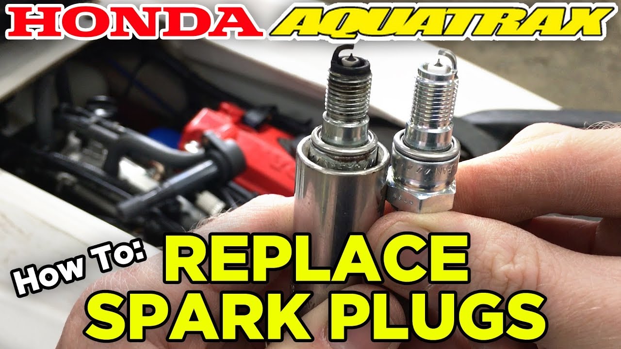How to: Replace Honda Aquatrax Spark Plugs - F12, F12x, R12, R12x