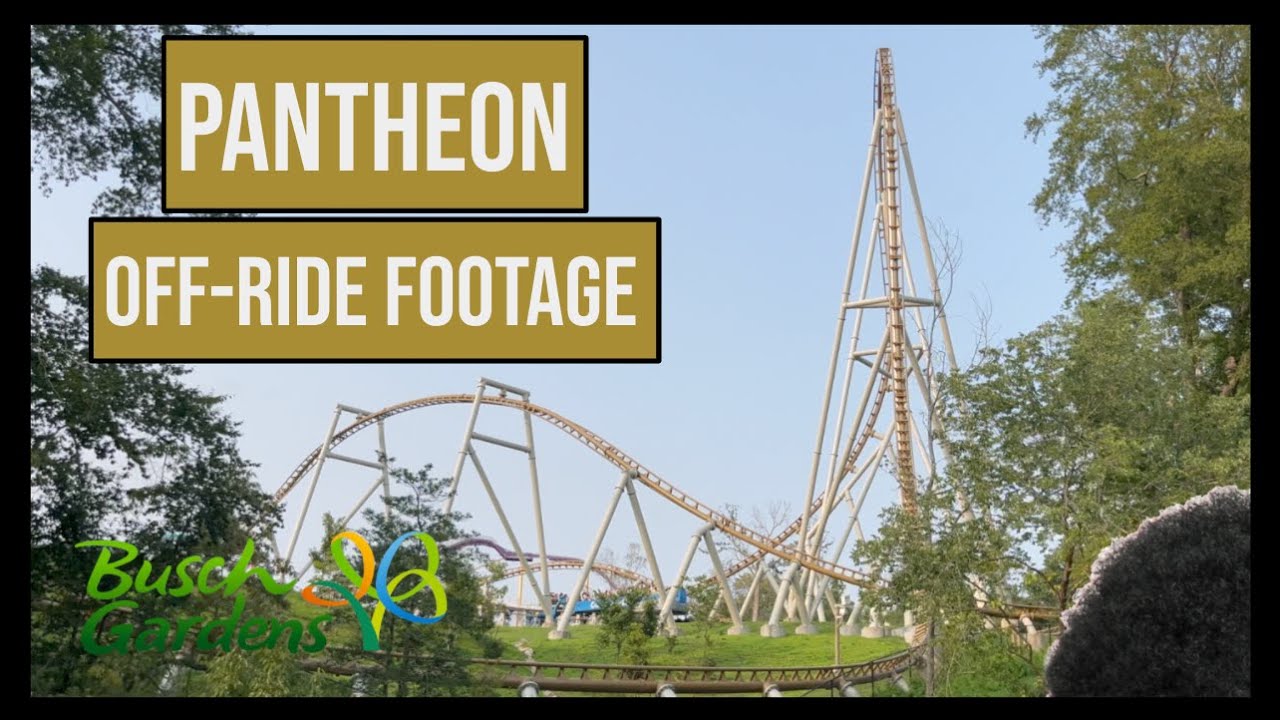 Pantheon - Busch Gardens Williamsburg Intamin Multilaunch, HD Off-Ride Footage(Non-Copyright)