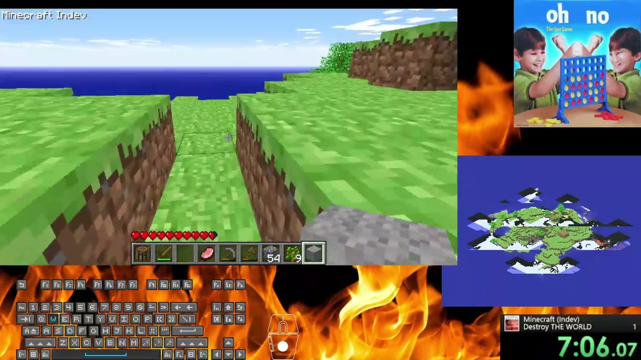 Minecraft (Indev) Destroy The World - Default Preset - Part 01