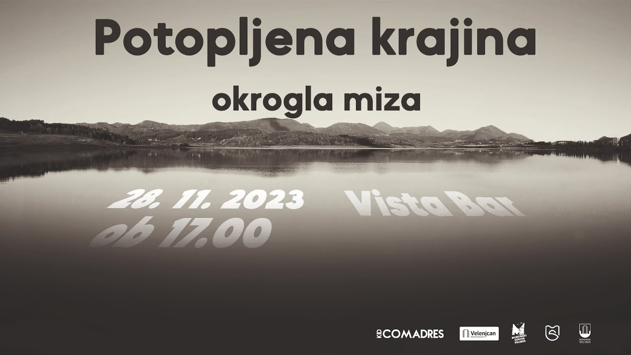 Potopljena krajina: okrogla miza o šaleških jezerih