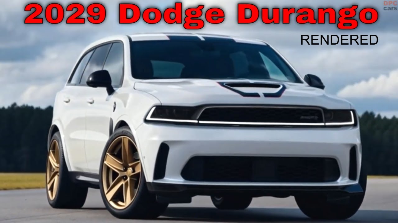 Первый взгляд на Dodge Durango 2029: потрясающий новый дизайн и смелые намеки на силовую установку
