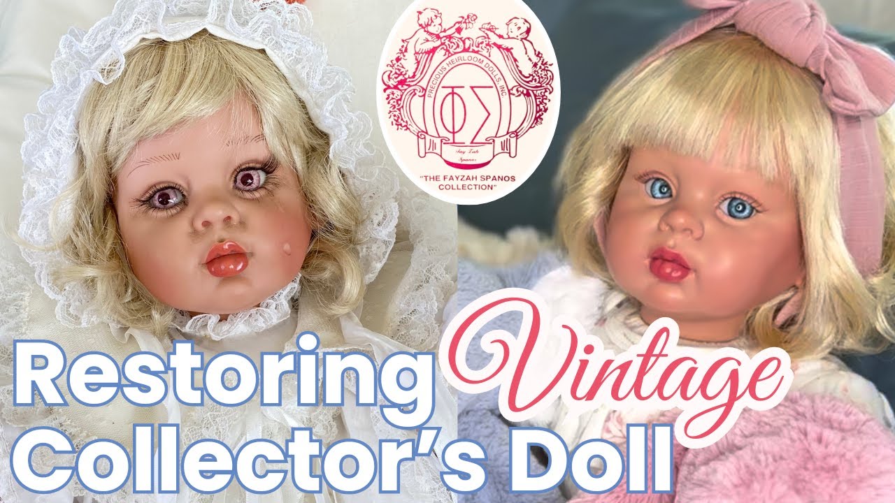 Restoring Rare Fayza Spanos Realistic Toddler Doll. Changing Her Outfit & Story Time.