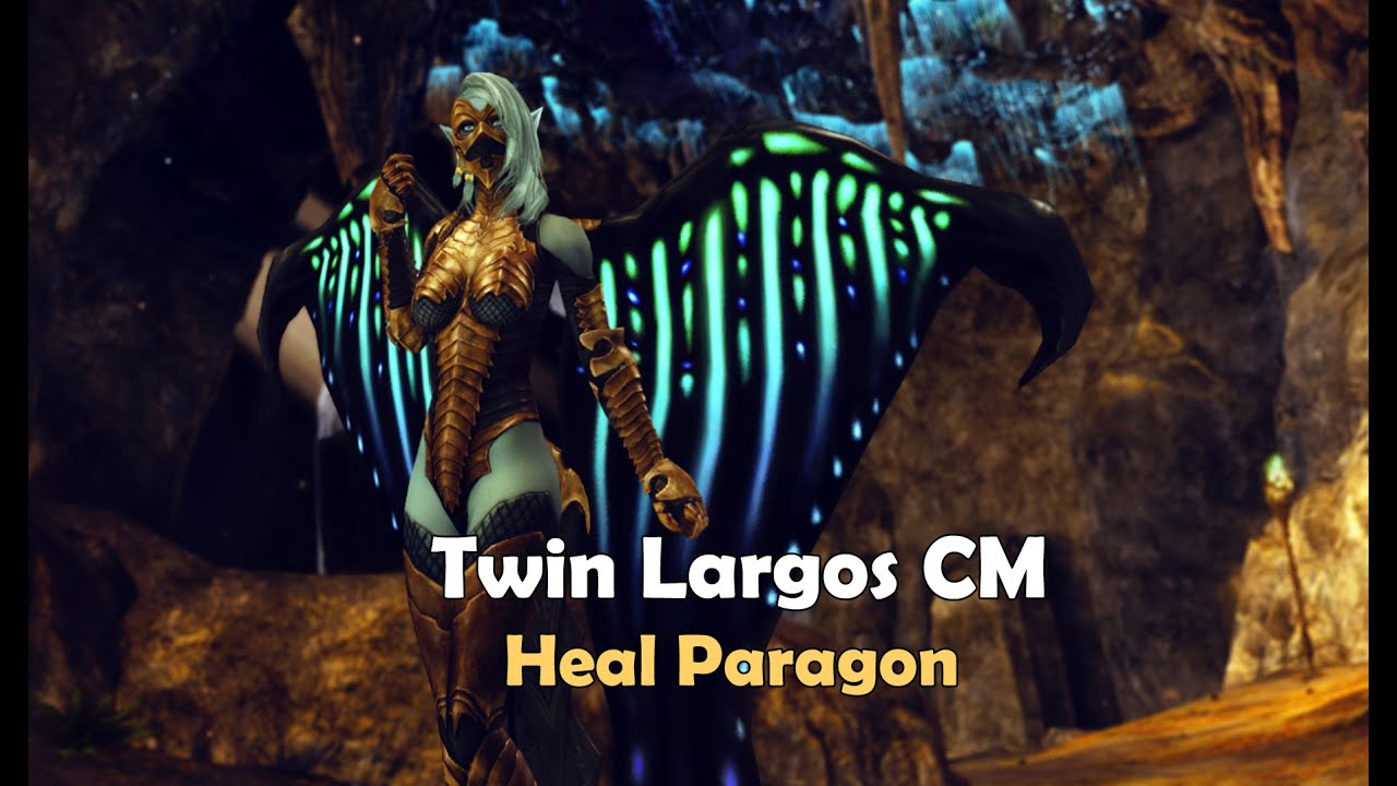 GW2 | Twin Largos CM | Testing Heal Alacrity Paragon | Kenut Tank PoV
