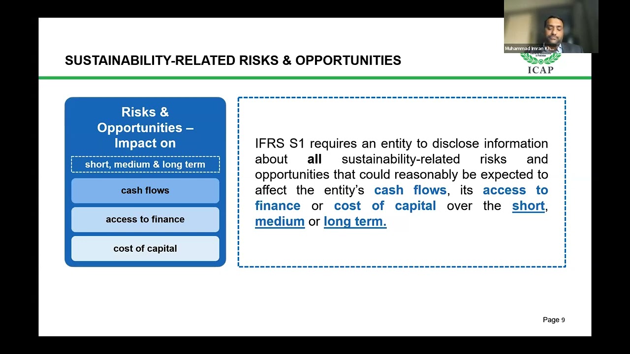 Webinar IFRS S1 & S2: Sustainability Reporting, Regulatory Expectations & Implementation Strategies
