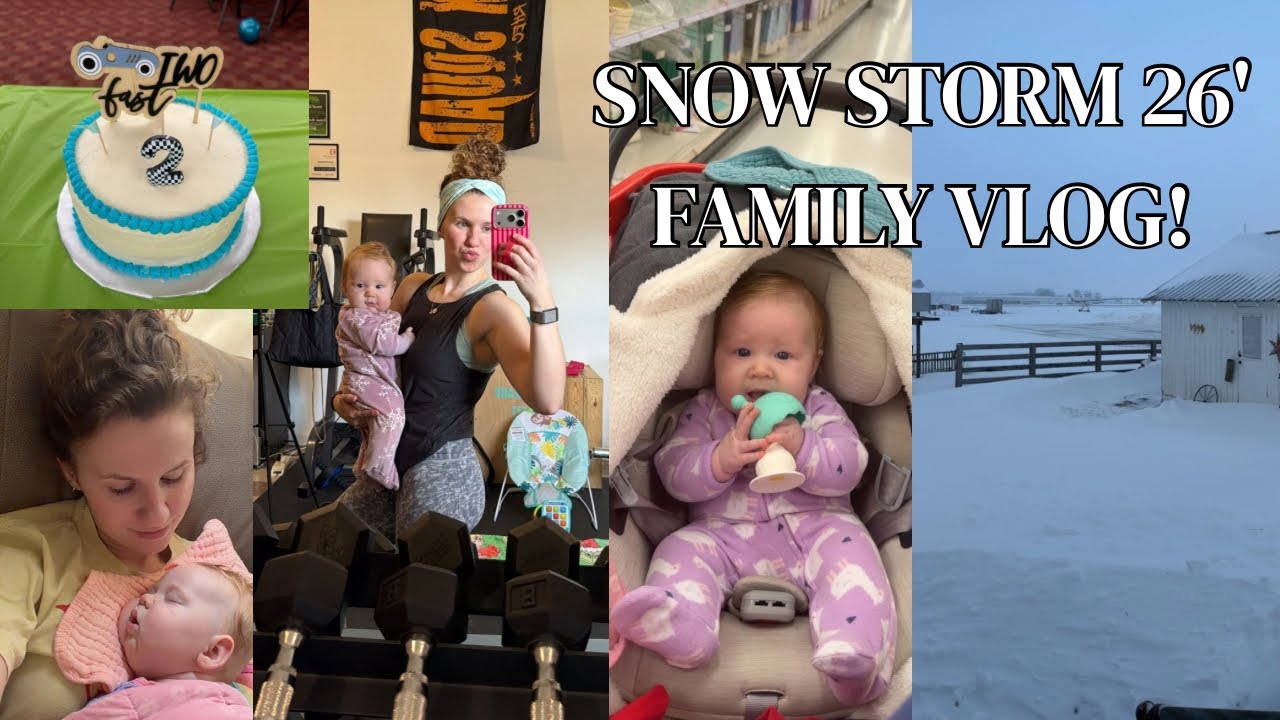 SNOW STORM!!!❄️| Family Vlog!!!