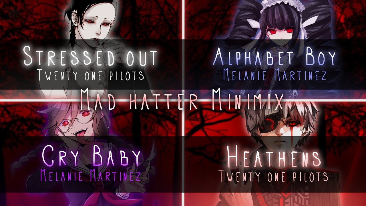 ◤Nightcore◢ ↬ MINIMIX Mad Hatter [Switching Vocals | MASHUP]