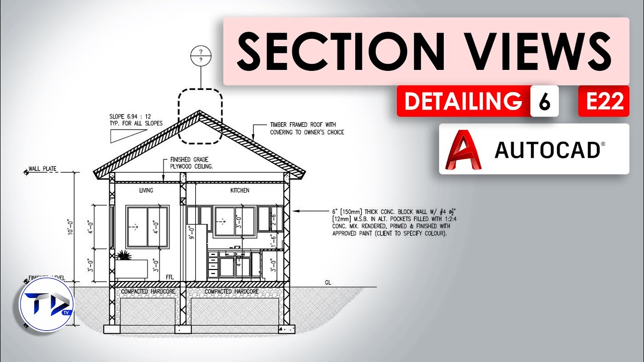 DETAILING Part 6 - (Section Elevation) in AutoCAD Architecture 2023