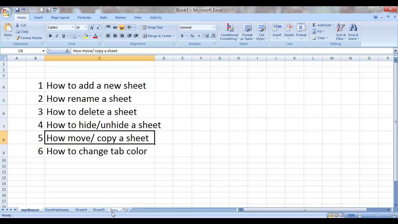 Learn the Basic of Excel for Beginners || Part 2