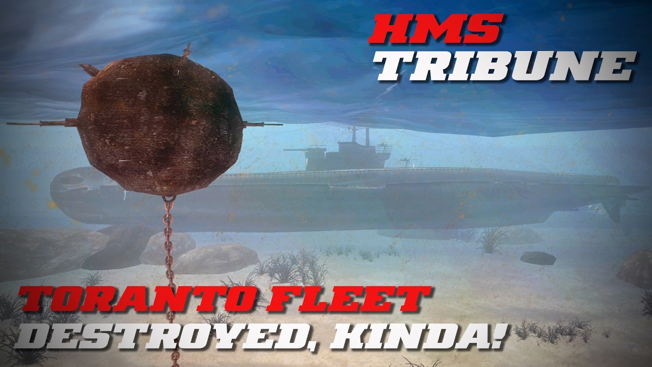 HMS Tribune | Silent Hunter 4 | Prowling Mare Nostrum - флот Торанто уничтожен... почти!