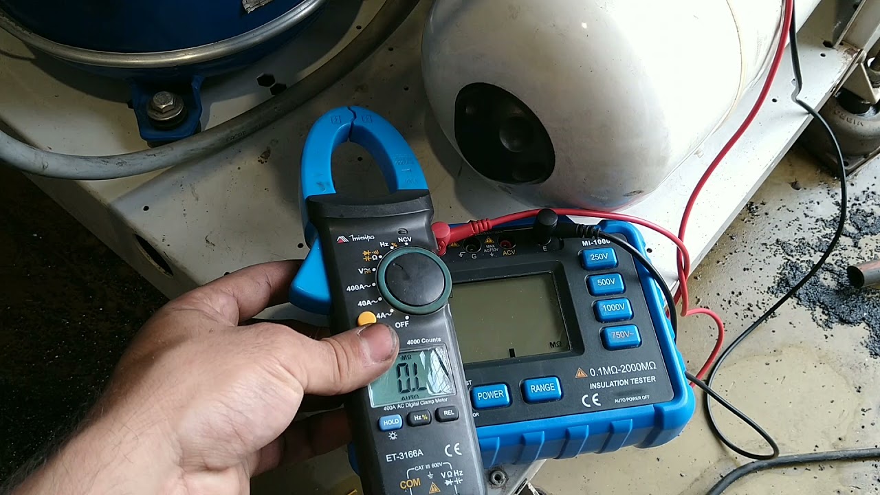Compressor Danfoss em Teste de Resistência de Isolação é Com Fuga Para Aterramento.