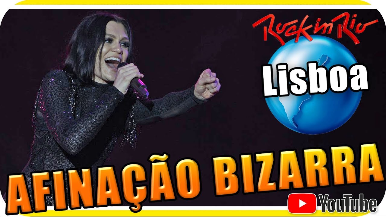JESSIE J no Rock In Rio Lisboa - Marcio Guerra Reagindo React Reação