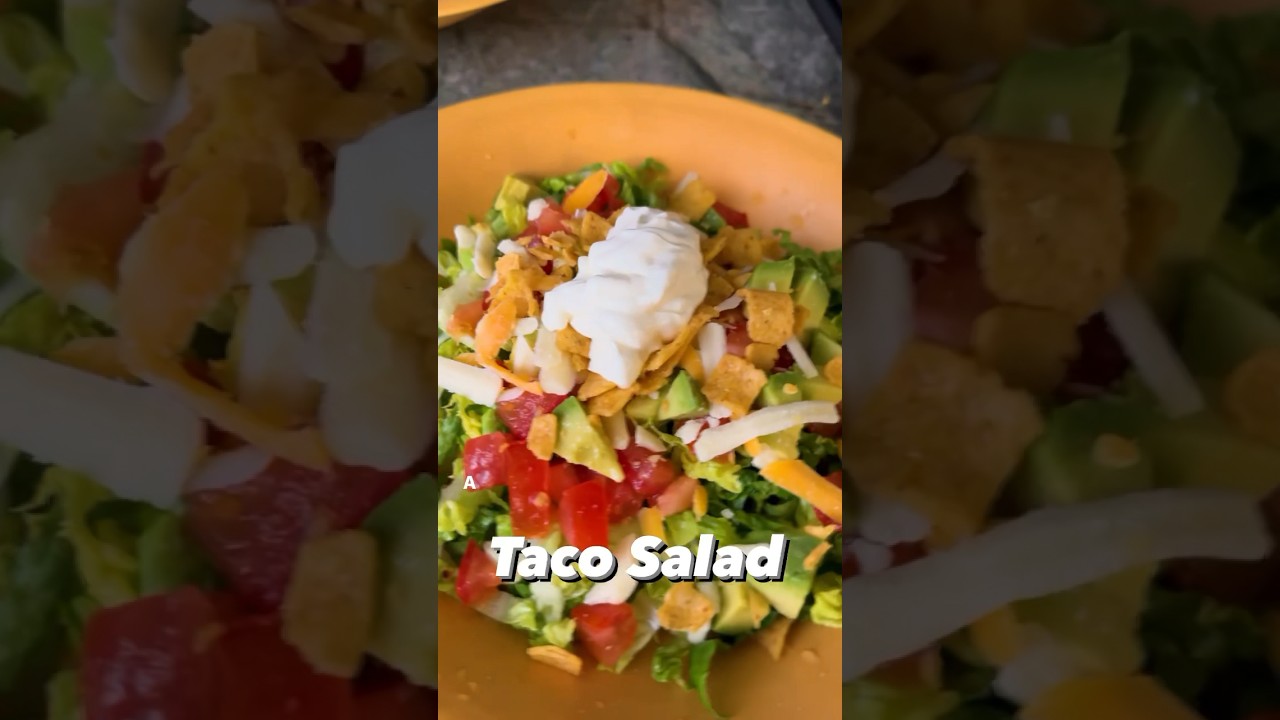 Taco salad is the best salad 😌