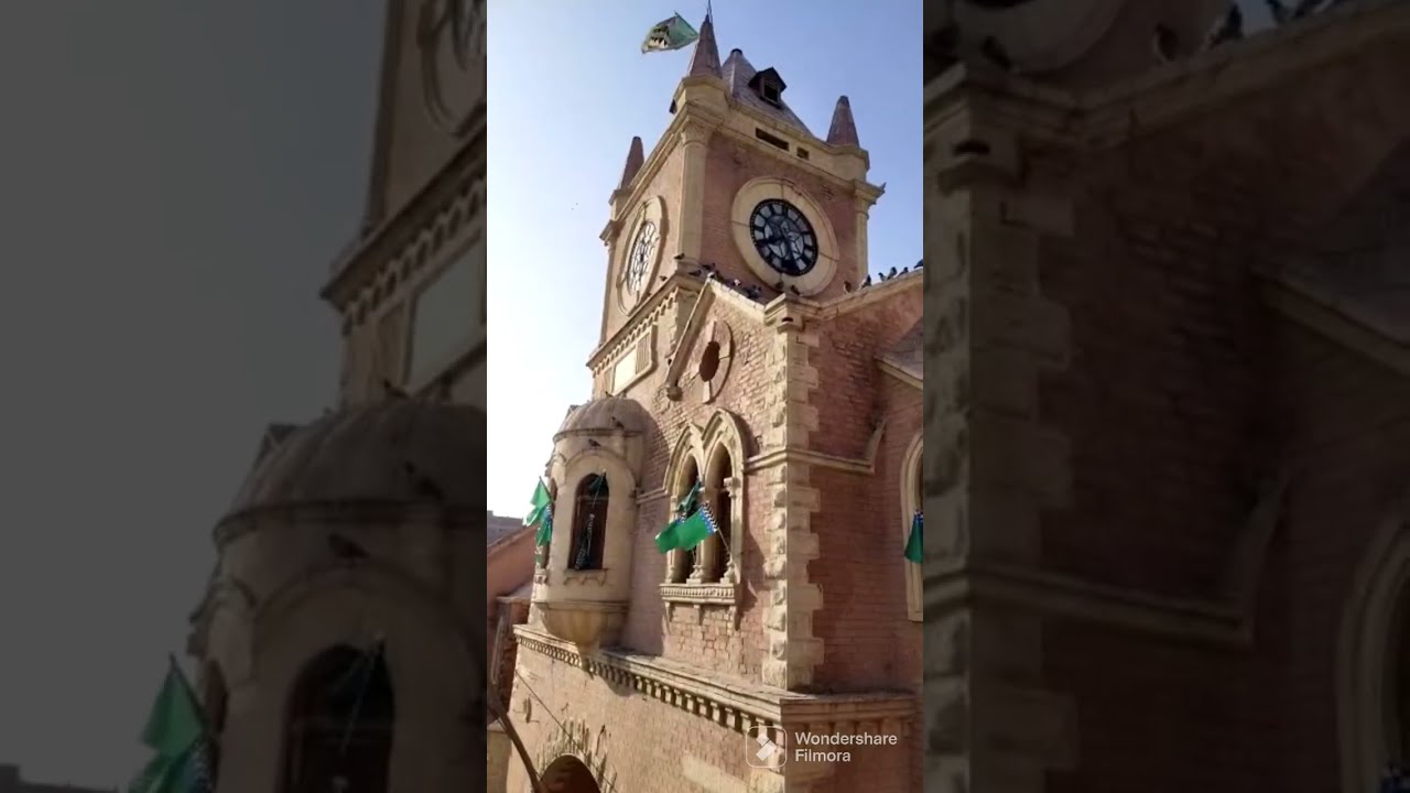 Ghanta Ghar, Hyderabad Sindh Pakistan||Clock Tower||Market Tower@muhammadmurad1192 