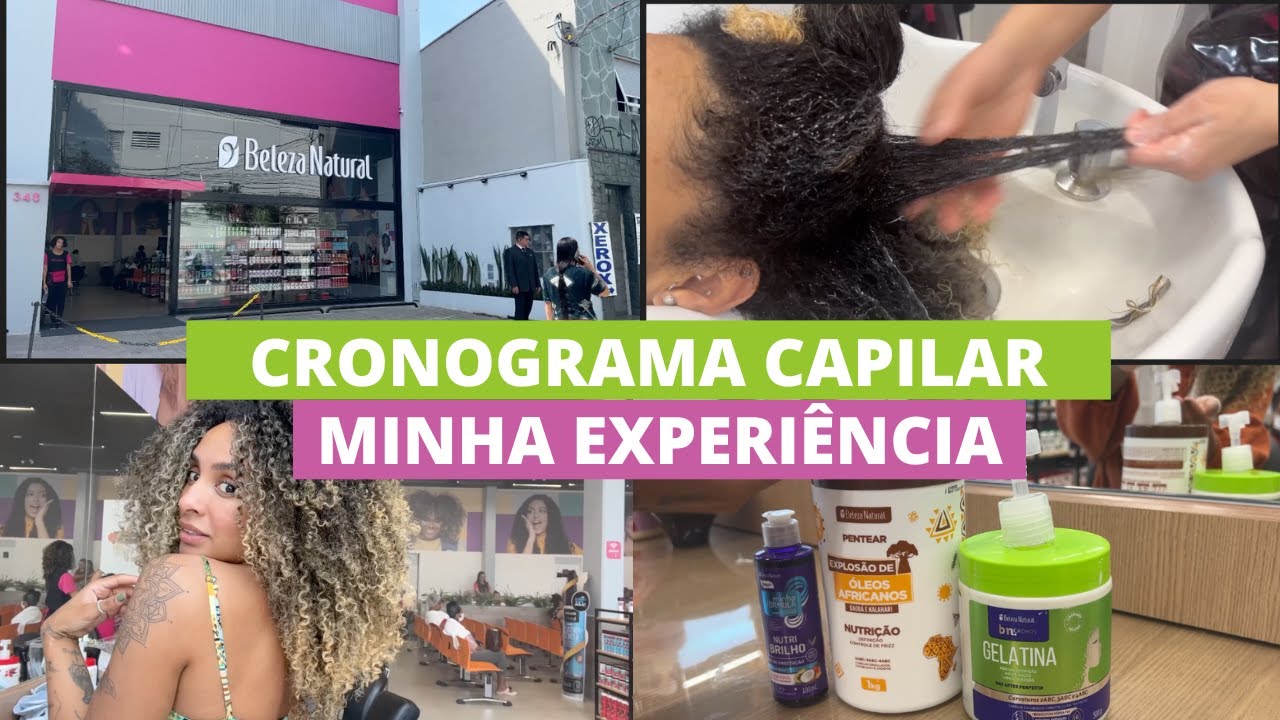 CRONOGRAMA CAPILAR EM 4 SEMANAS NO BELEZA NATURAL