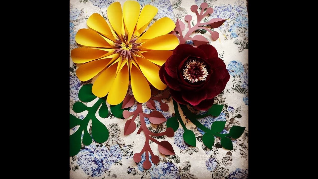 Flor gigante de papel pap de como fazer esta linda #flor