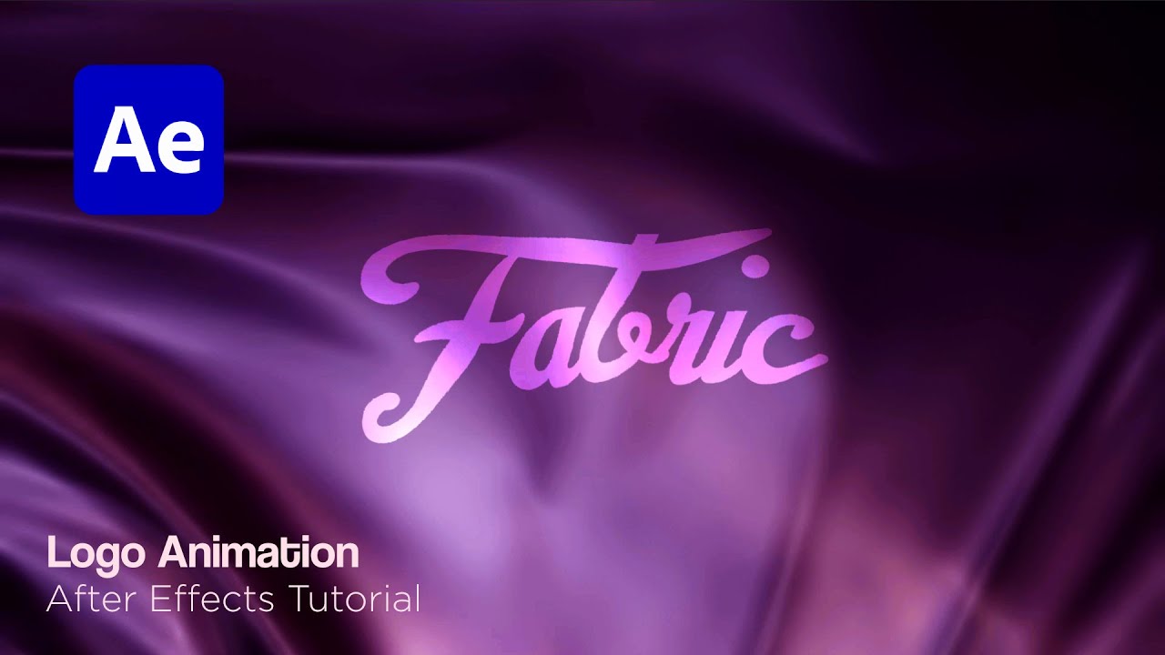Fabric Logo Reveal Animation - After Effects Tutorial