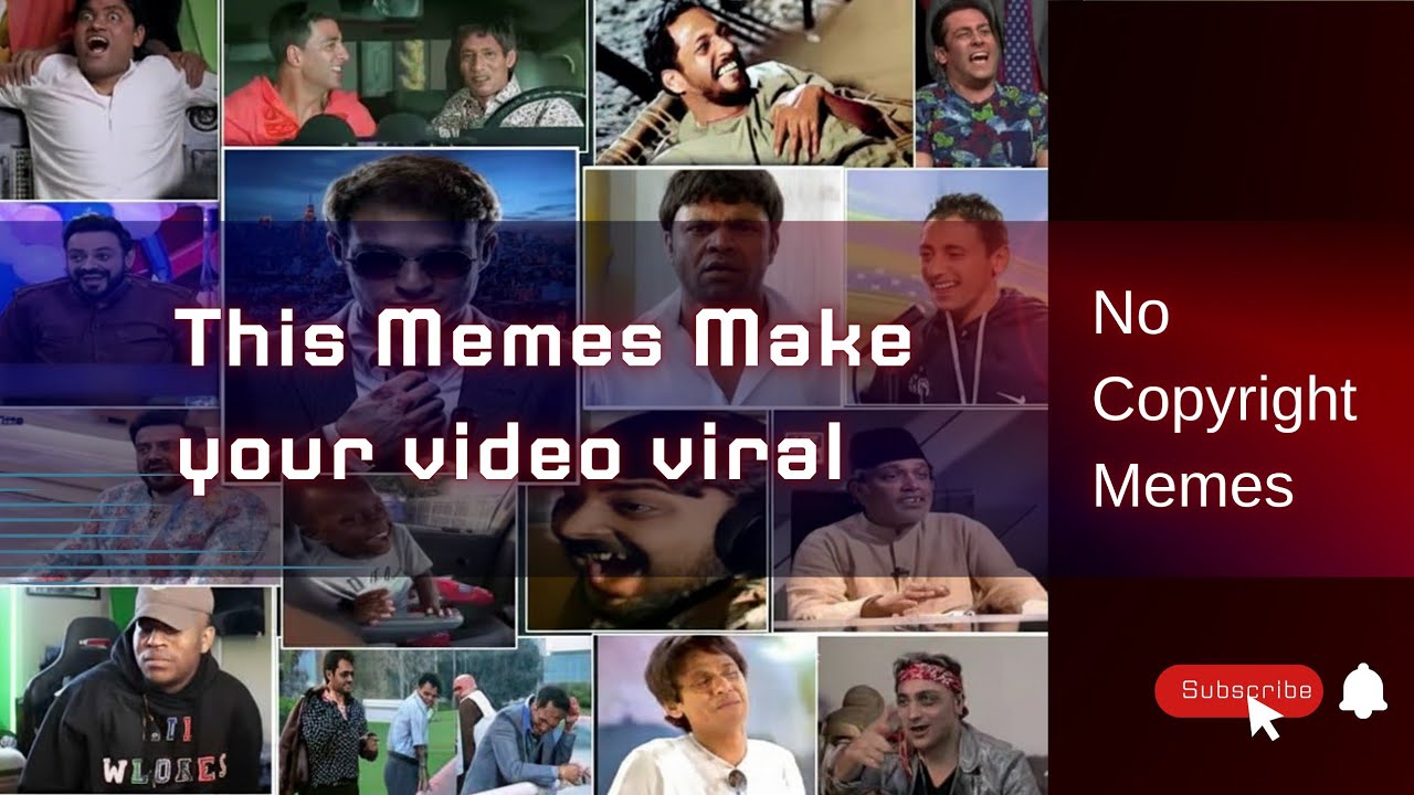 Top Viral Indian Memes for Video Editing | Popular Meme | Meme Templates 2026 | Free & No Copyright