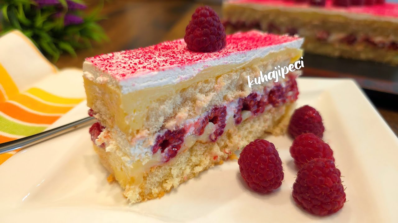 Kolač Malina - ne peče se lagan i sočan recept